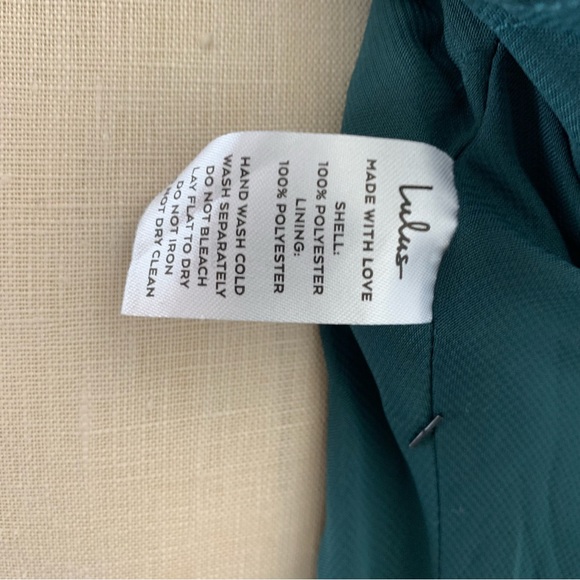 Lulus Moriah Emerald Green Satin Wrap Maxi Dress Emerald Green Medium - Picture 14 of 15